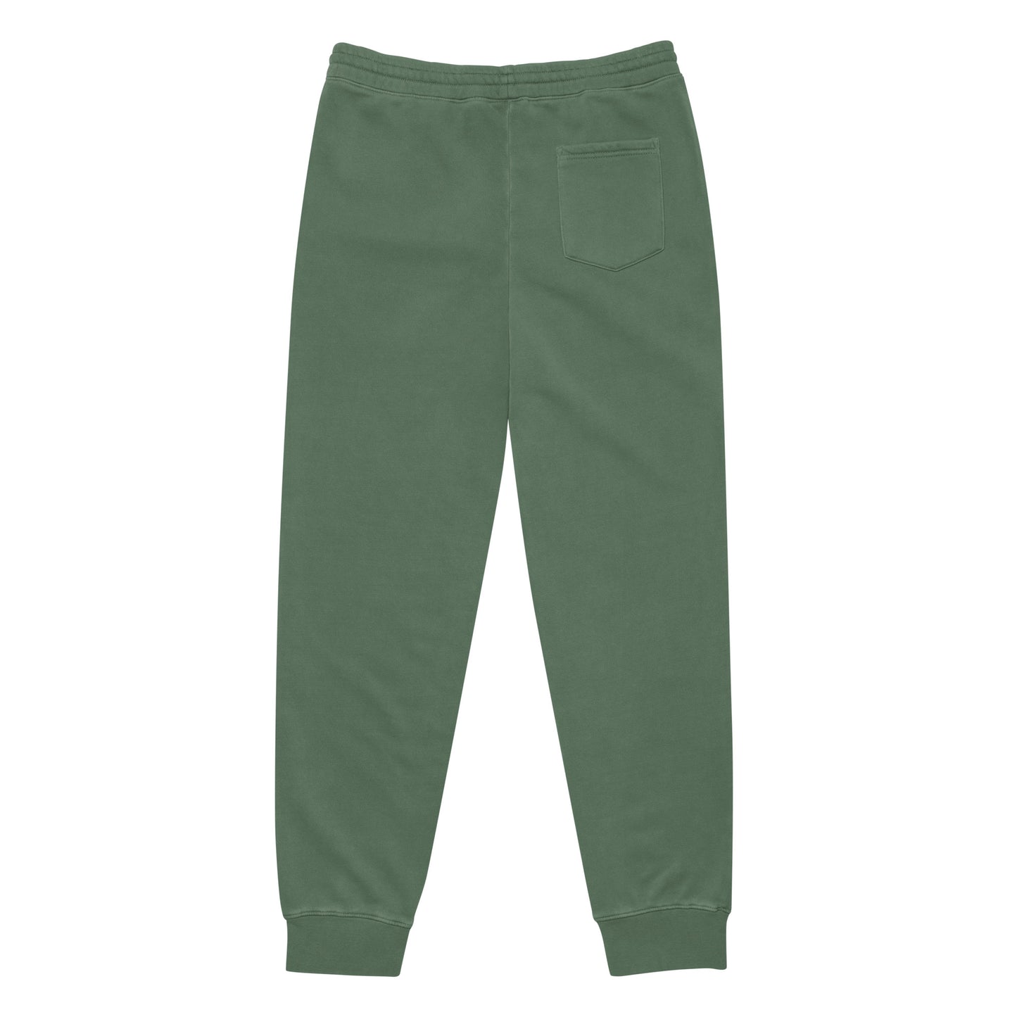 Chicago Edition pigment-dyed sweatpants in alpine green with a relaxed fit and embroidered Chicago detail—off-duty athletic wear by An Athlete Trains