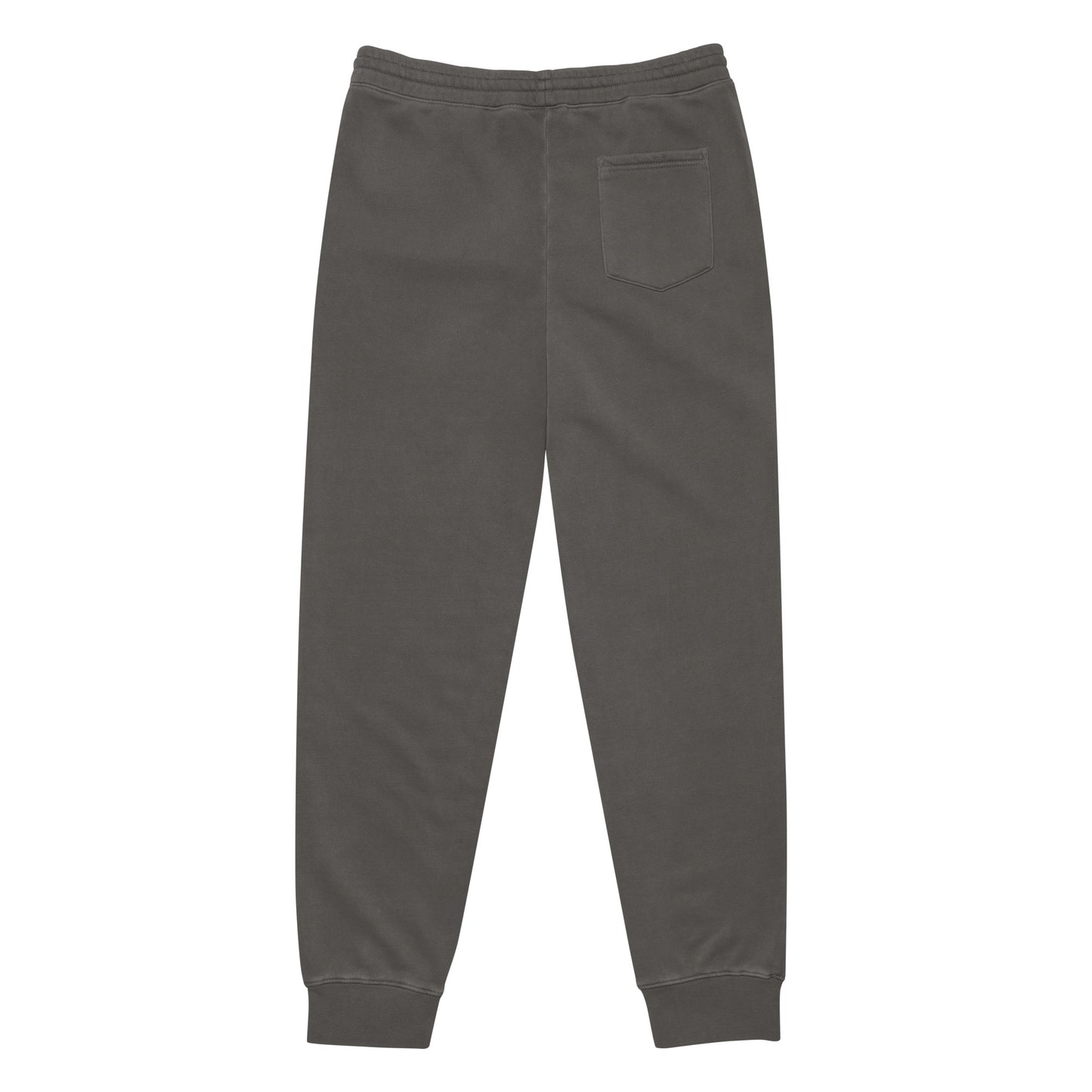 Chicago Edition pigment-dyed sweatpants in asphalt gray with a relaxed fit and embroidered Chicago detail—off-duty athletic wear by An Athlete Trains