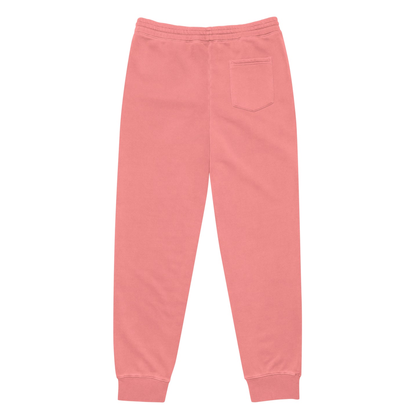 Chicago Edition pigment-dyed sweatpants in pink with a relaxed fit and embroidered Chicago detail—off-duty athletic wear by An Athlete Trains