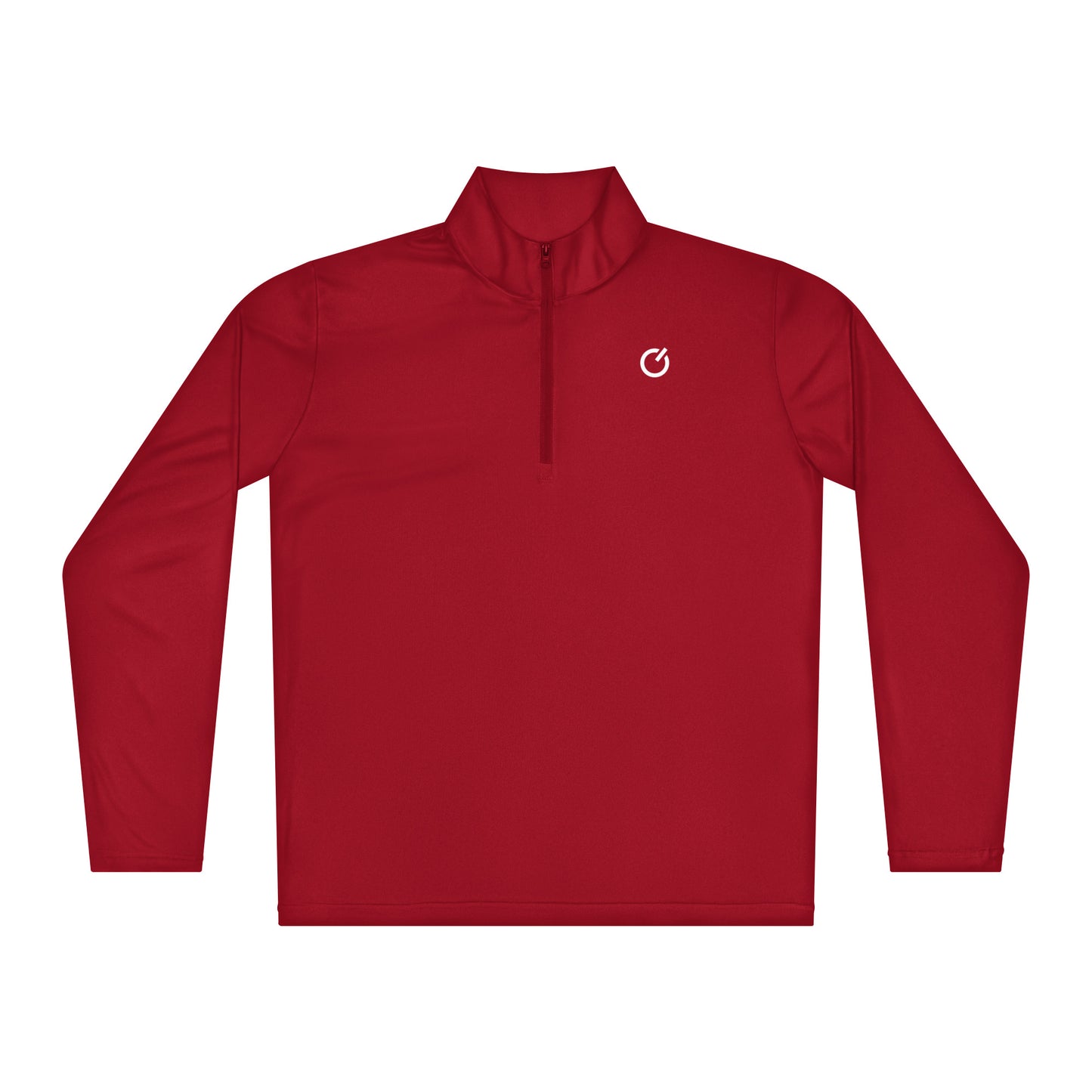 The Backbone Series lightweight quarter-zip showing the vertical 'Bold Brave Boundless' print running down the spine—technical athletic layering by An Athlete Trains