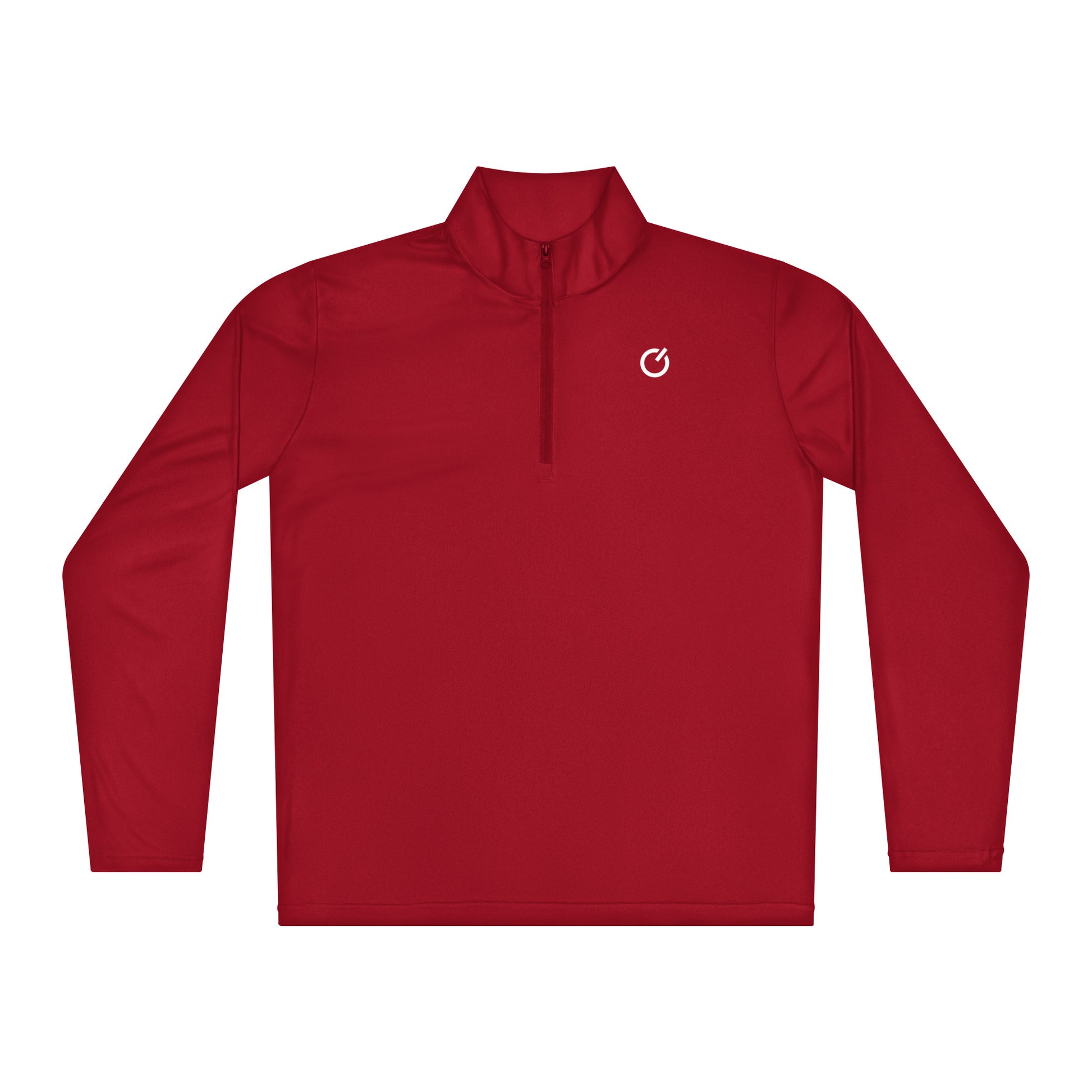 The Backbone Series lightweight quarter-zip showing the vertical 'Bold Brave Boundless' print running down the spine—technical athletic layering by An Athlete Trains