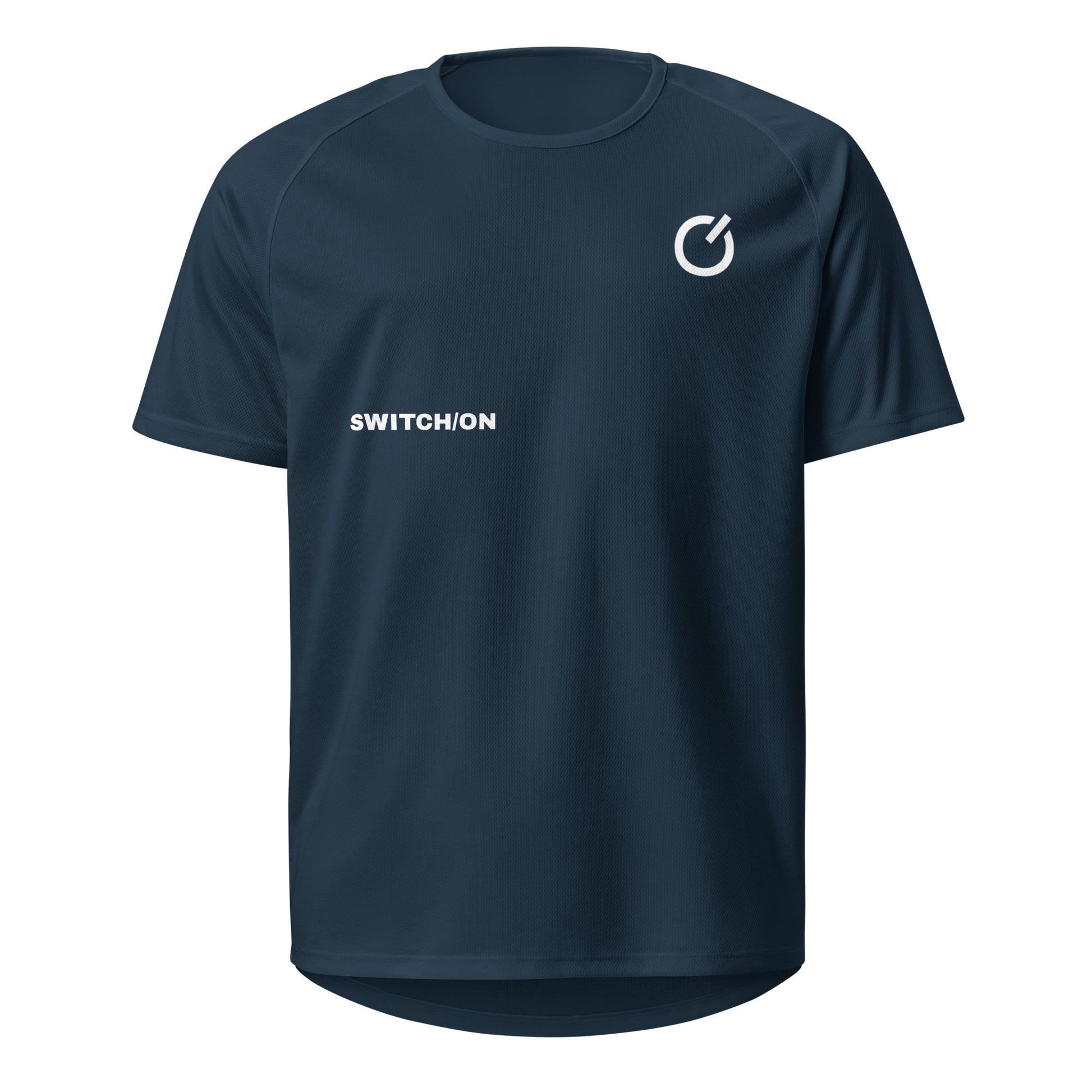 Unisex breathable SWITCH/ON Edition performance apparel mesh jersey in navy | SWITCH/ON | An Athlete Trains