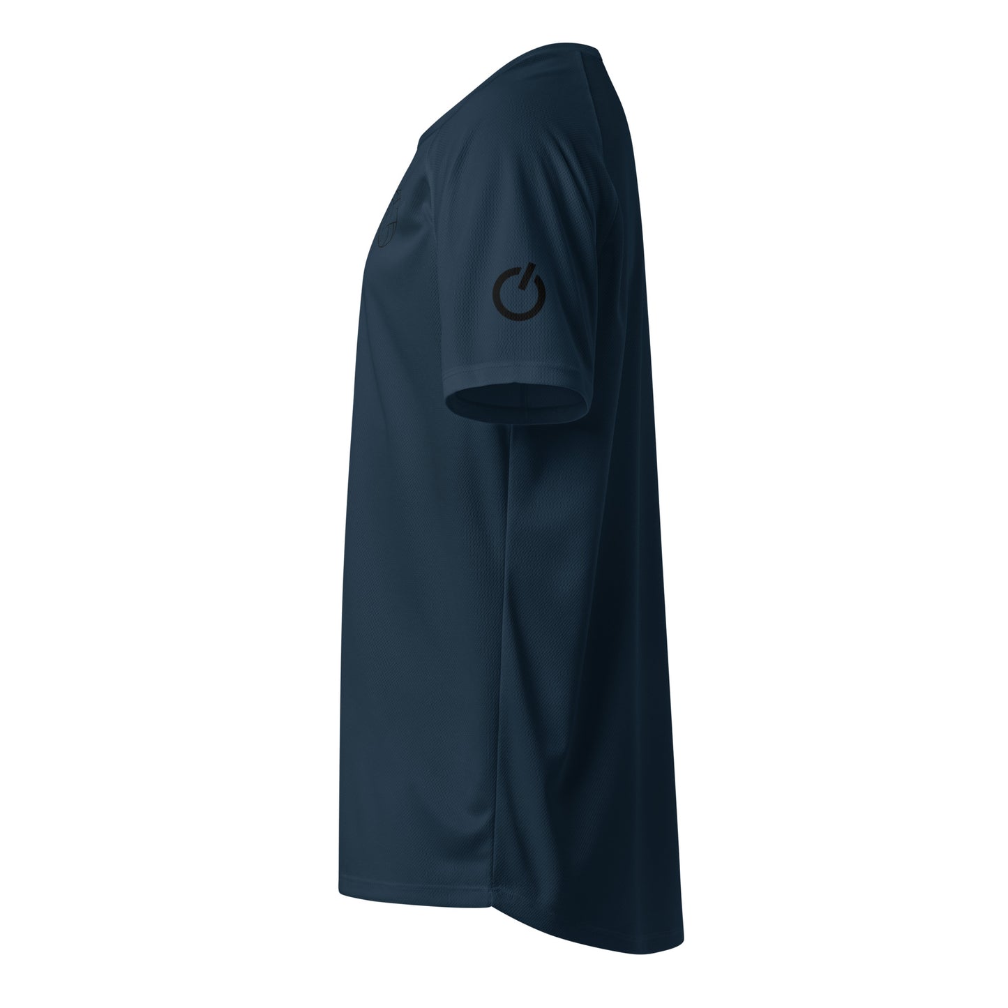 Unisex breathable Volleyball Edition performance apparel mesh jersey in navy with SWITCH/ON branding | Our Game | Volleyball Edition