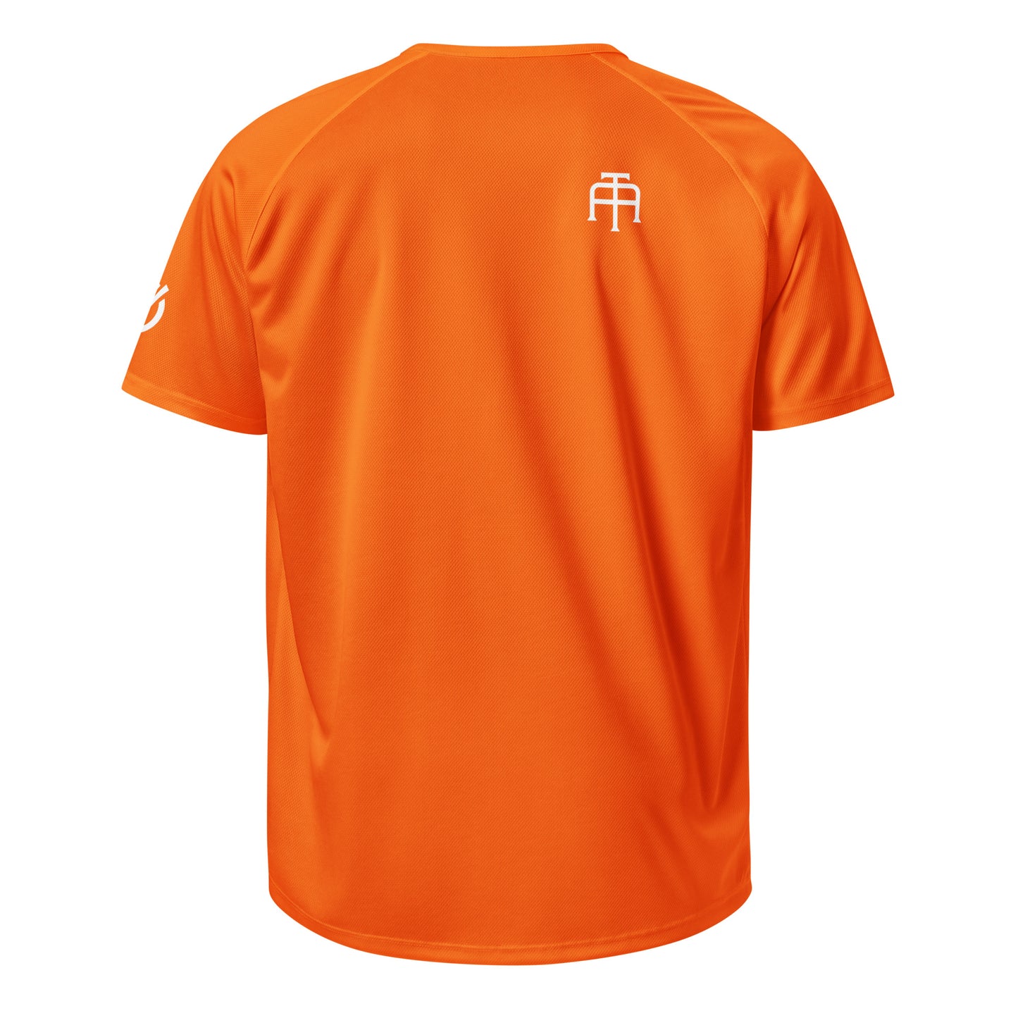 Orange Rise, Rule, Reign mesh sports jersey performance gear from the Our Mindset collection | An Athlete Trains