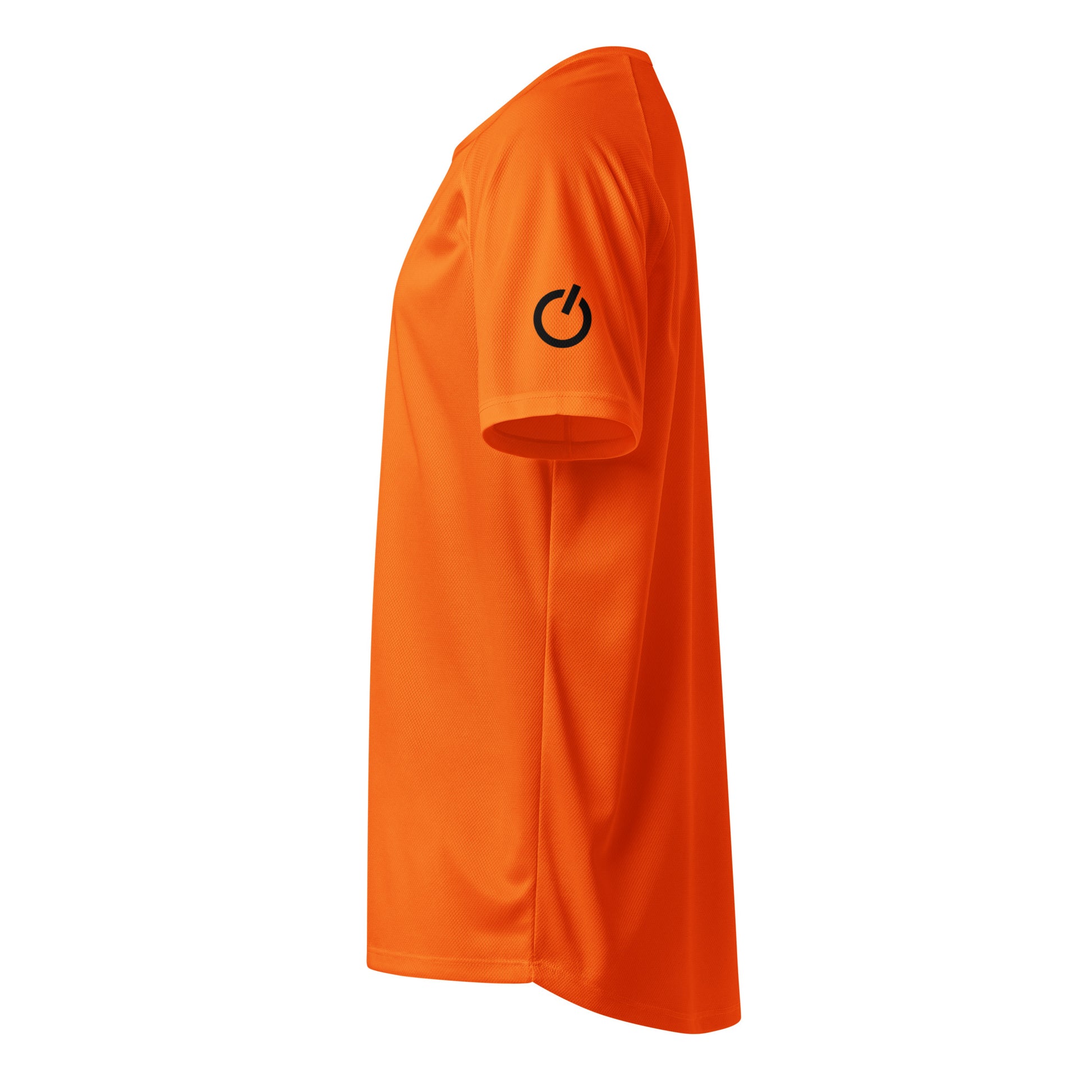 Orange Breathable 4.13 oz mesh jersey with 'Bold Brave Boundless' graphic on chest - Our Mindset athletic wear by An Athlete Trains