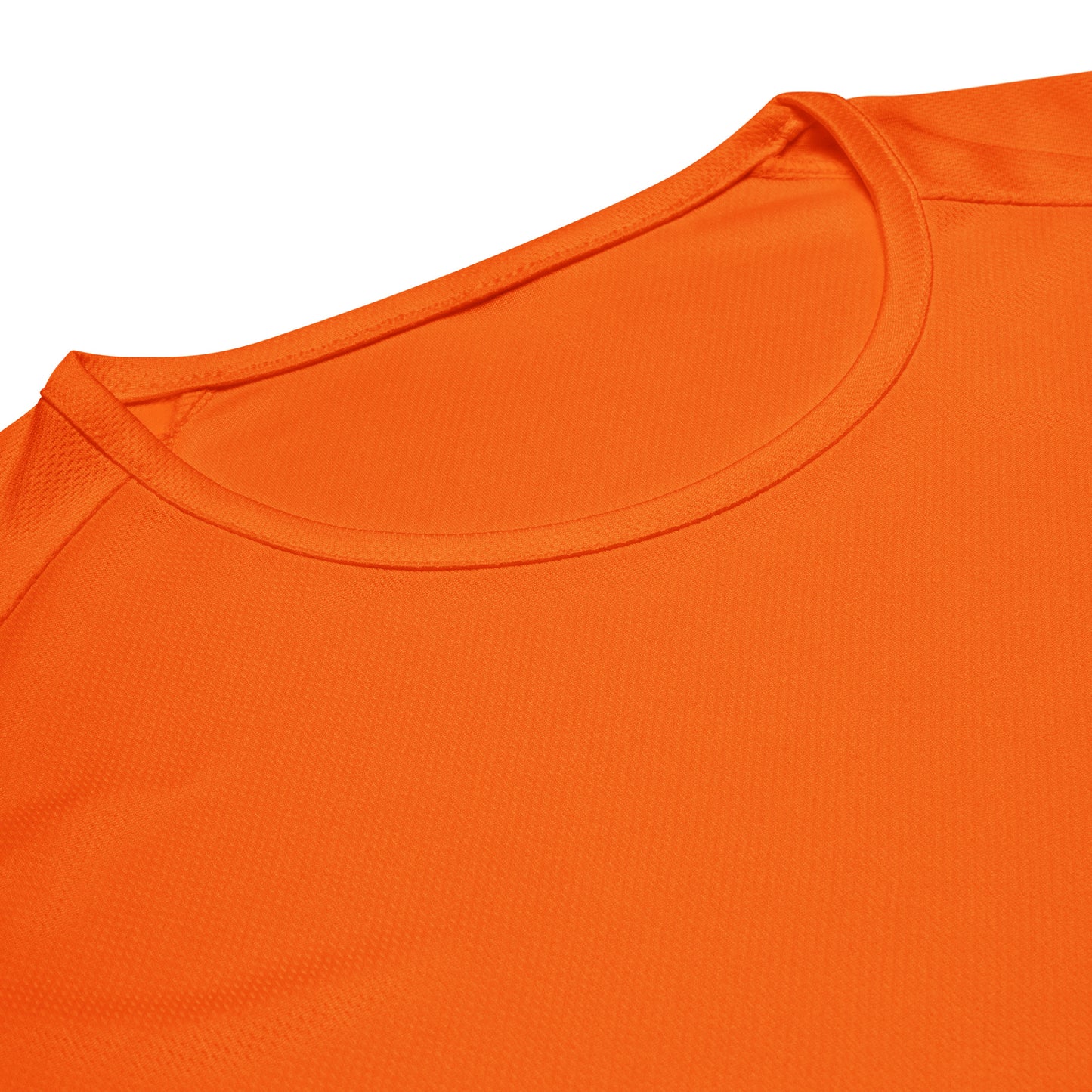 Unisex breathable Soccer Edition performance apparel mesh jersey in orange with SWITCH/ON branding | Our Game | Soccer Edition