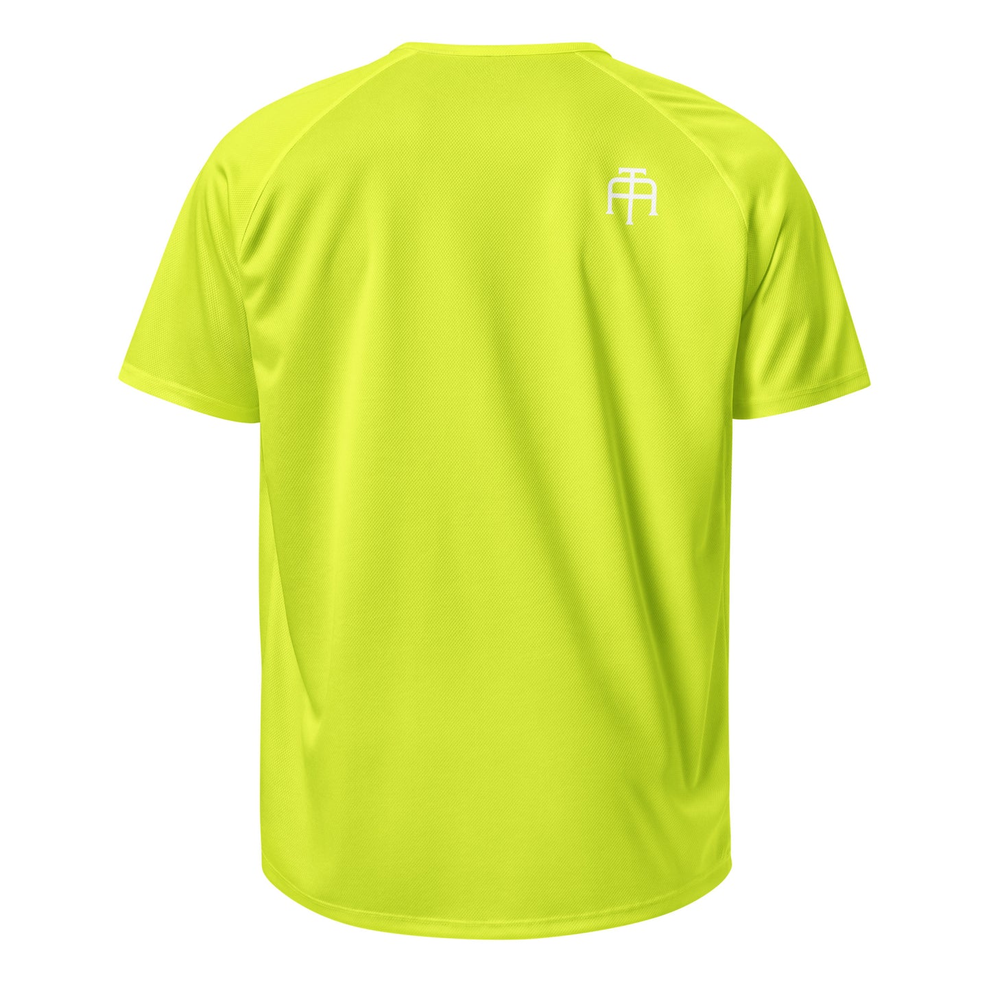 Unisex breathable SWITCH/ON Edition performance apparel mesh jersey in safety yellow | SWITCH/ON | An Athlete Trains
