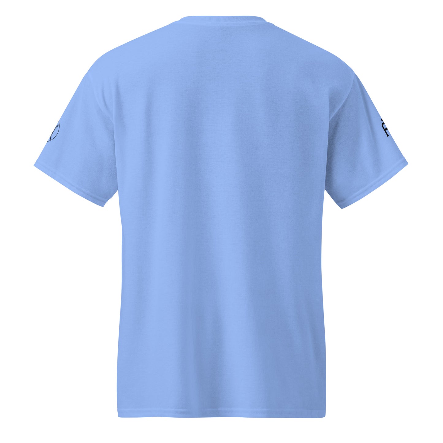 SWITCH/ON, unisex, moisture-wicking, training, activewear, dryblend t-shirt in Carolina blue and black edition baseball logo - An Athlete Trains