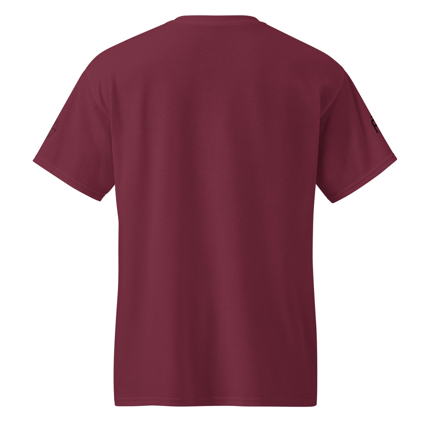 SWITCH/ON, unisex, moisture-wicking, training, activewear, dryblend t-shirt in maroon and black edition basketball logo - An Athlete Trains
