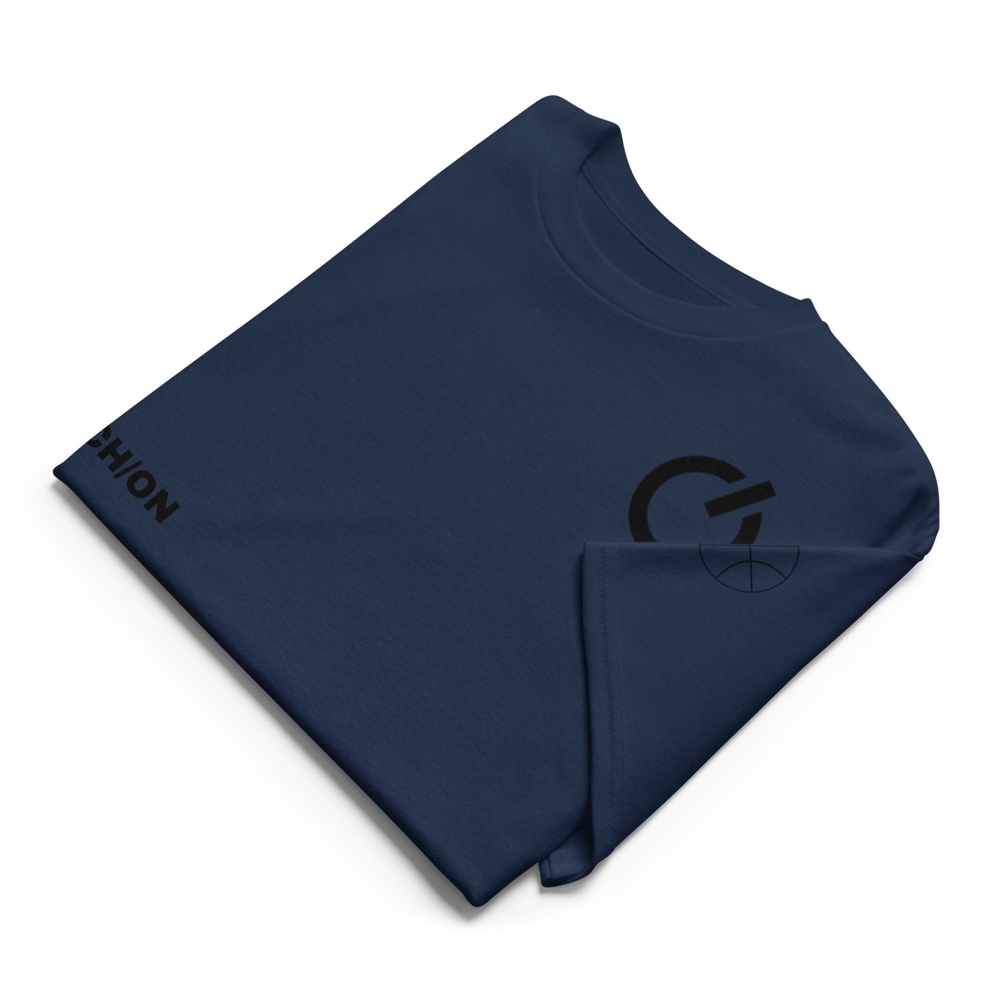 SWITCH/ON, unisex, moisture-wicking, training, activewear, dryblend t-shirt in navy and black edition basketball logo - An Athlete Trains