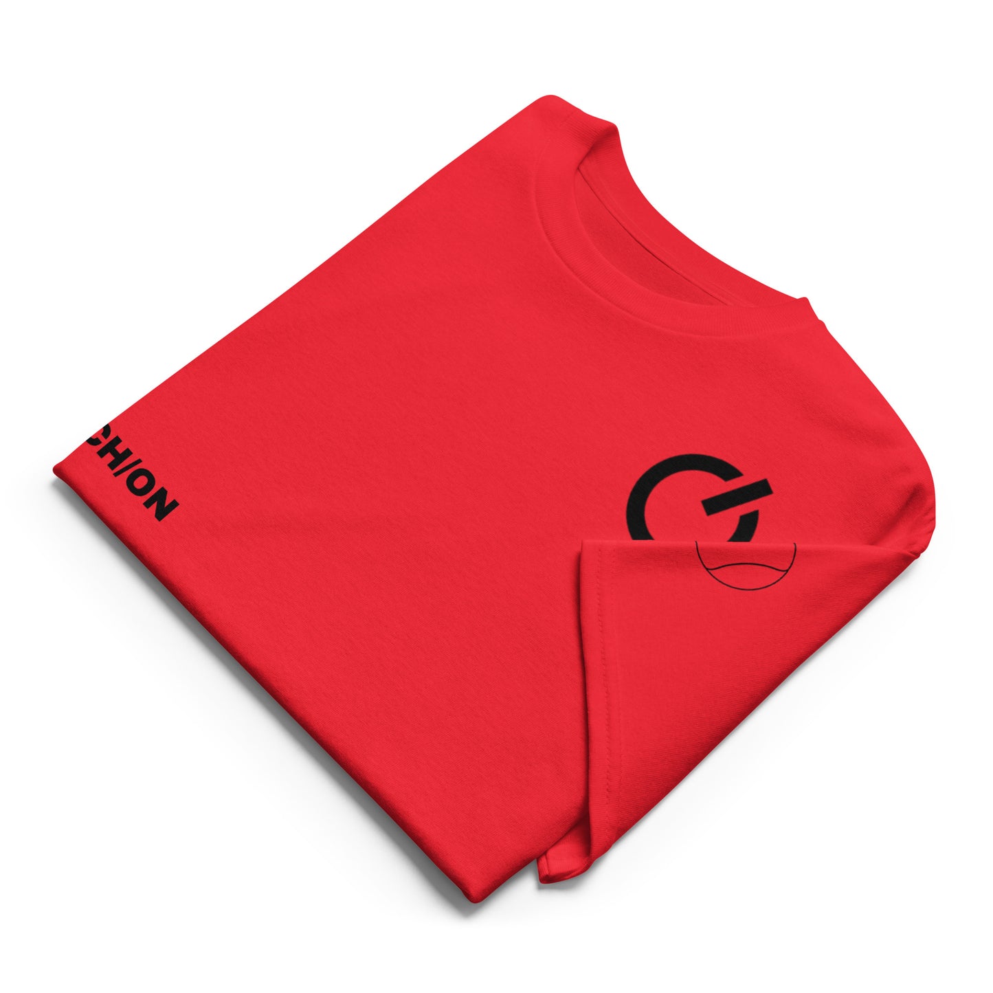 SWITCH/ON, unisex, moisture-wicking, training, activewear, dryblend t-shirt in red with black edition tennis logo - An Athlete Trains
