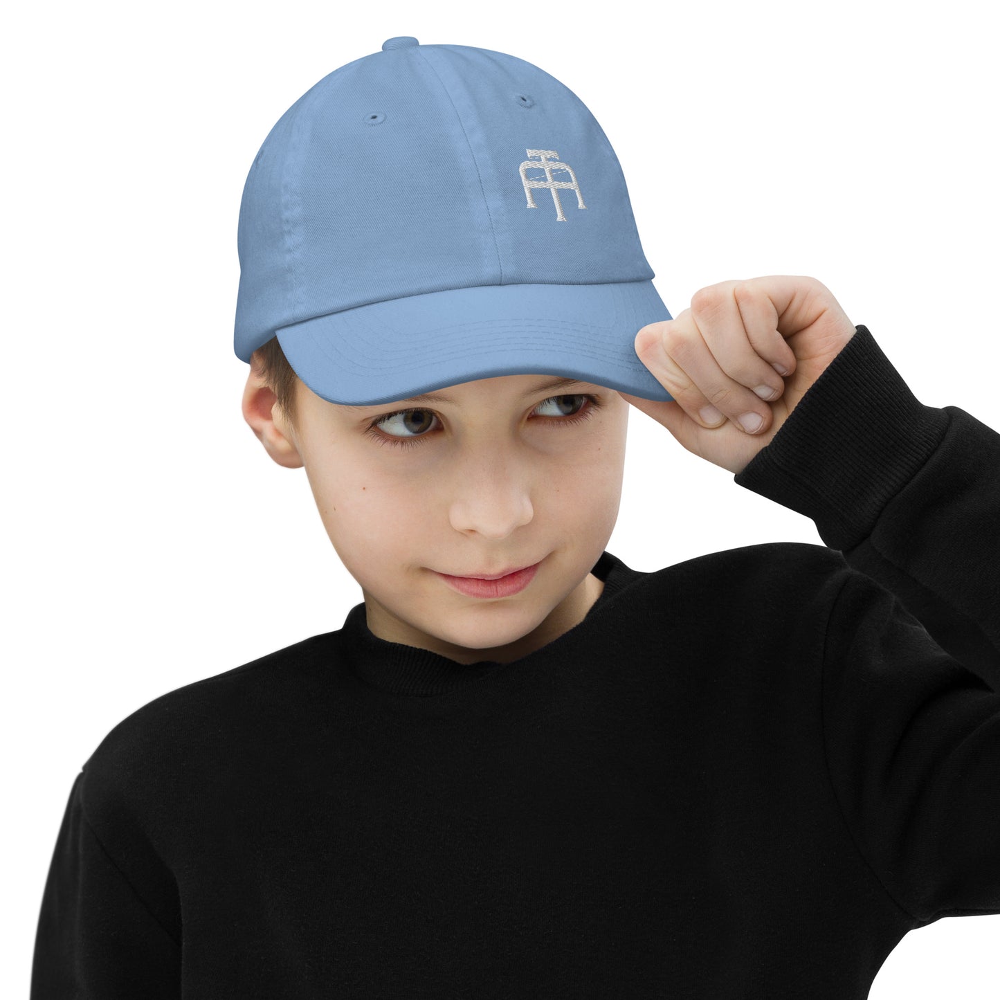 An Athlete Trains Youth baseball cap