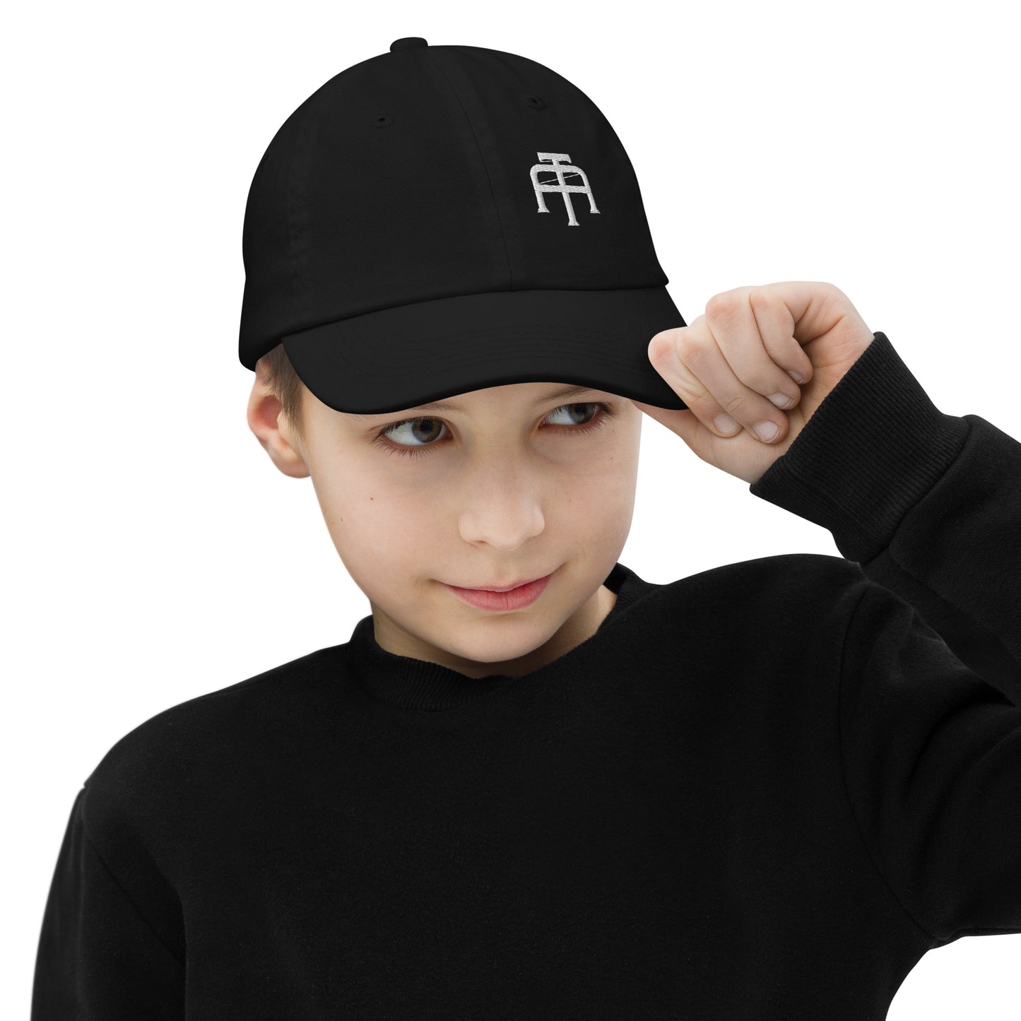 An Athlete Trains Youth baseball cap