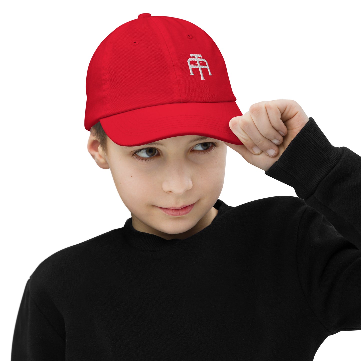 An Athlete Trains Youth baseball cap