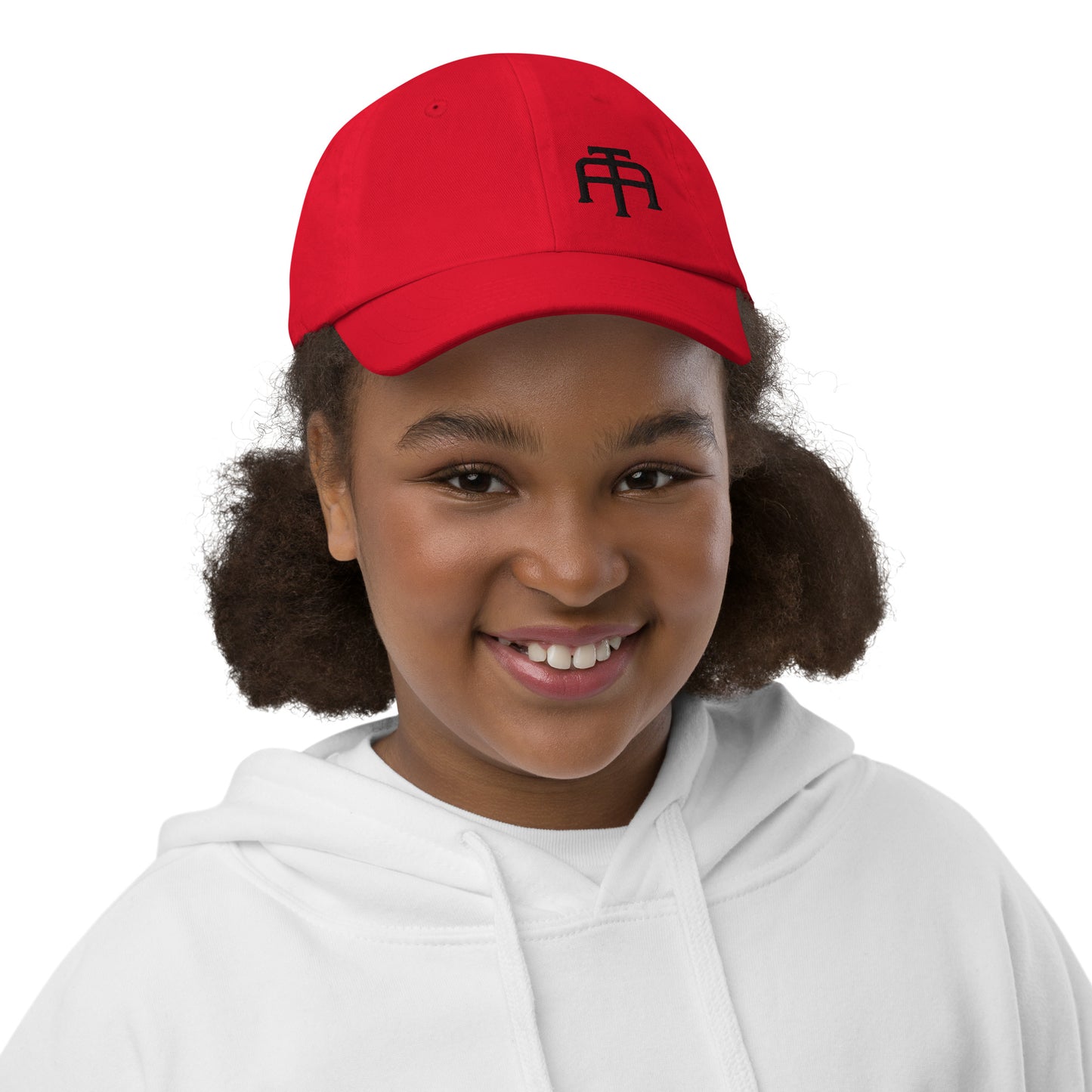 An Athlete Trains Youth baseball cap