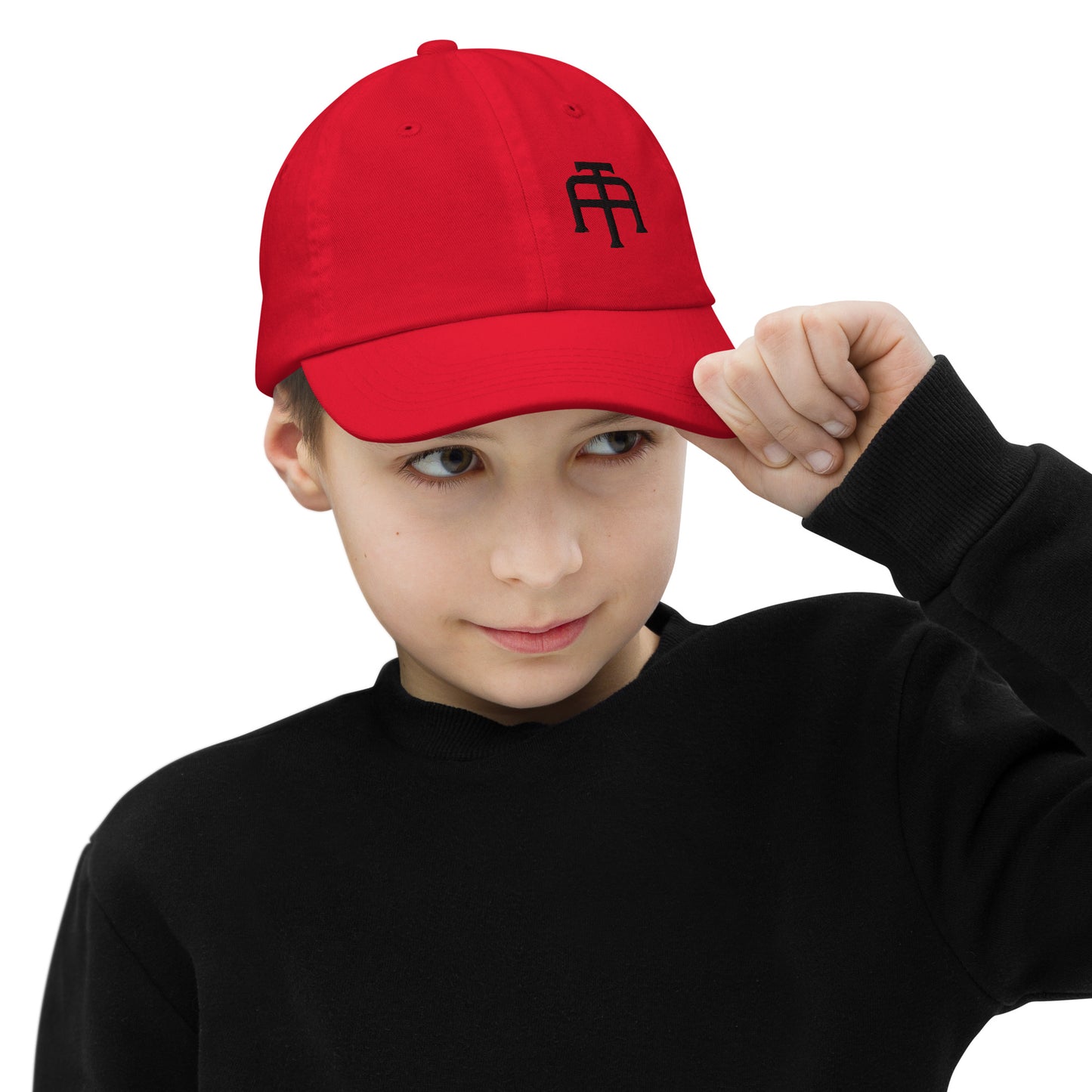 An Athlete Trains Youth baseball cap