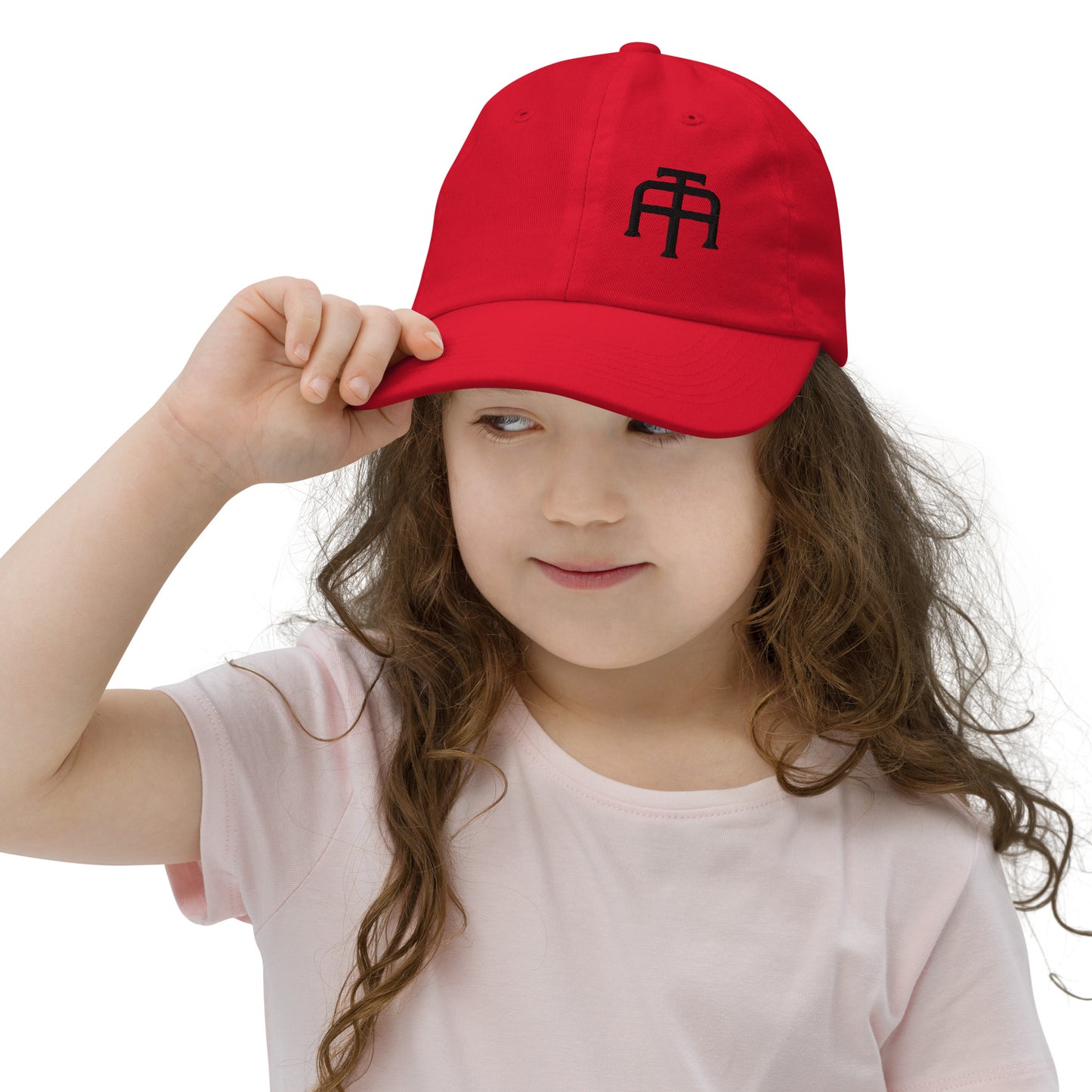 An Athlete Trains Youth baseball cap