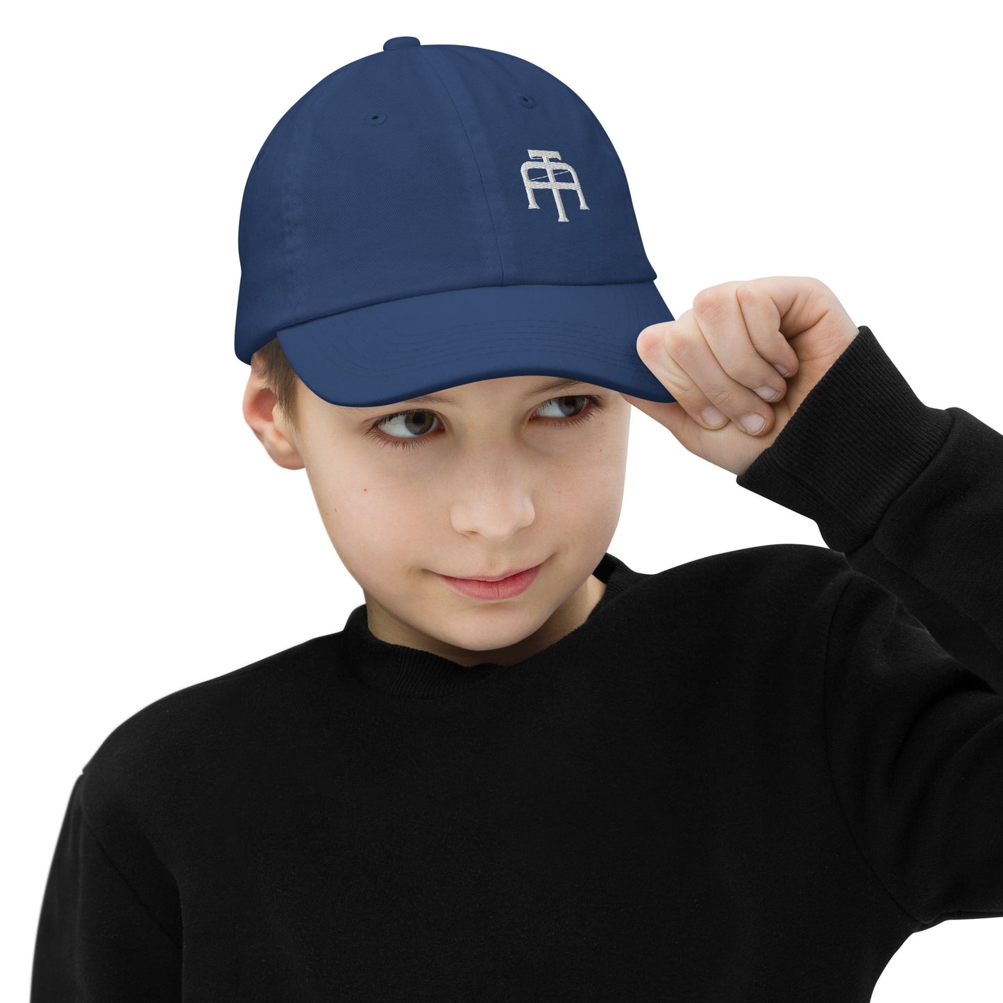 An Athlete Trains Youth baseball cap