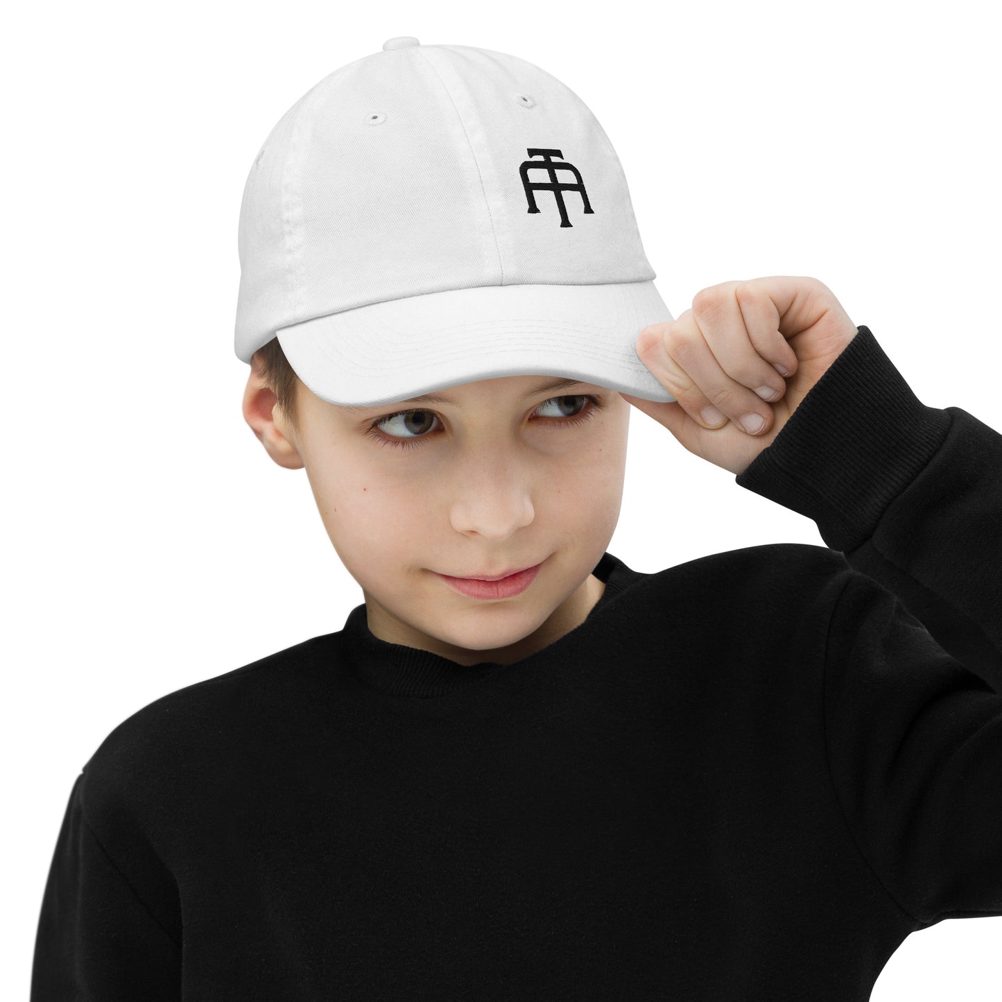 An Athlete Trains Youth baseball cap